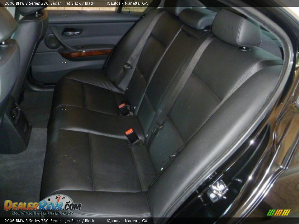 2006 BMW 3 Series 330i Sedan Jet Black / Black Photo #9