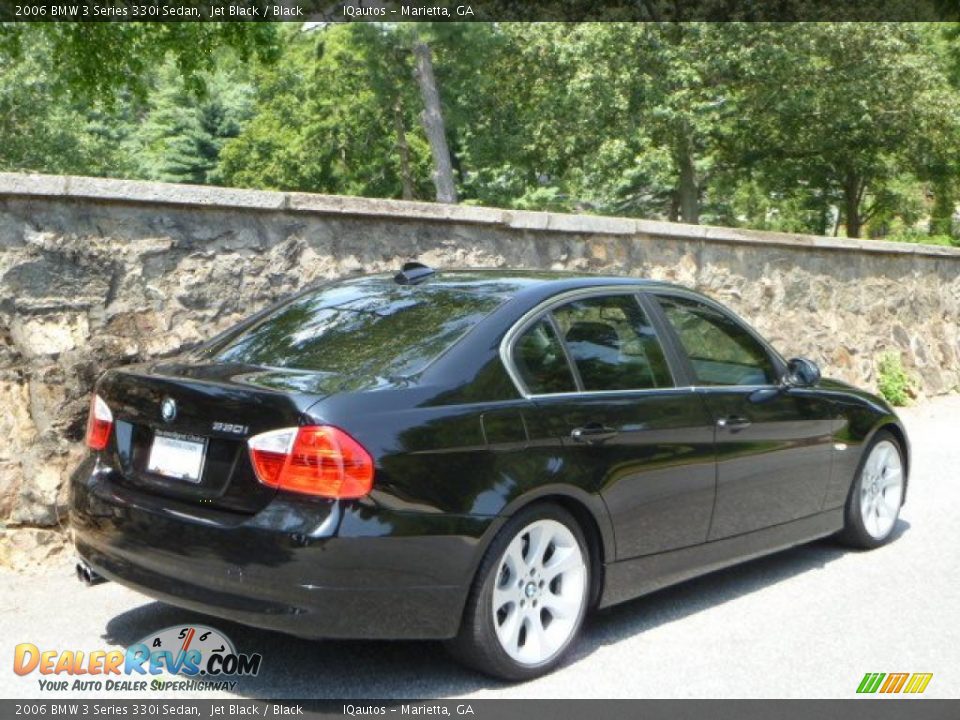 2006 BMW 3 Series 330i Sedan Jet Black / Black Photo #10