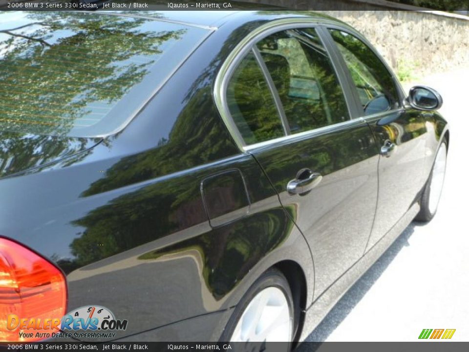 2006 BMW 3 Series 330i Sedan Jet Black / Black Photo #11