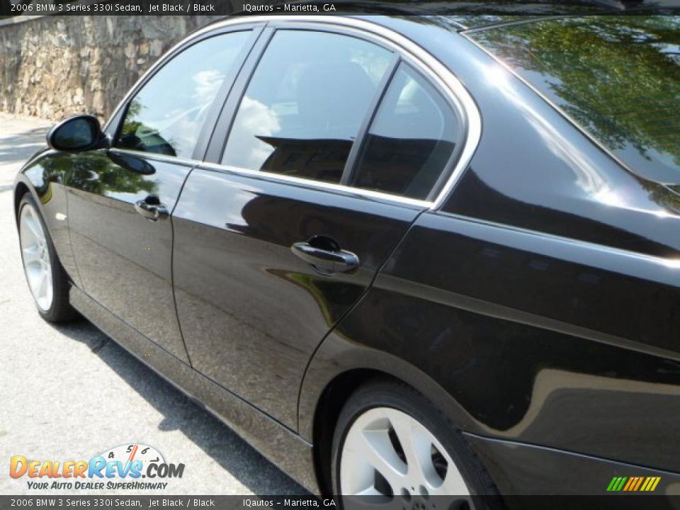 2006 BMW 3 Series 330i Sedan Jet Black / Black Photo #12