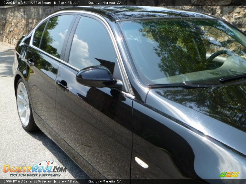 2006 BMW 3 Series 330i Sedan Jet Black / Black Photo #14