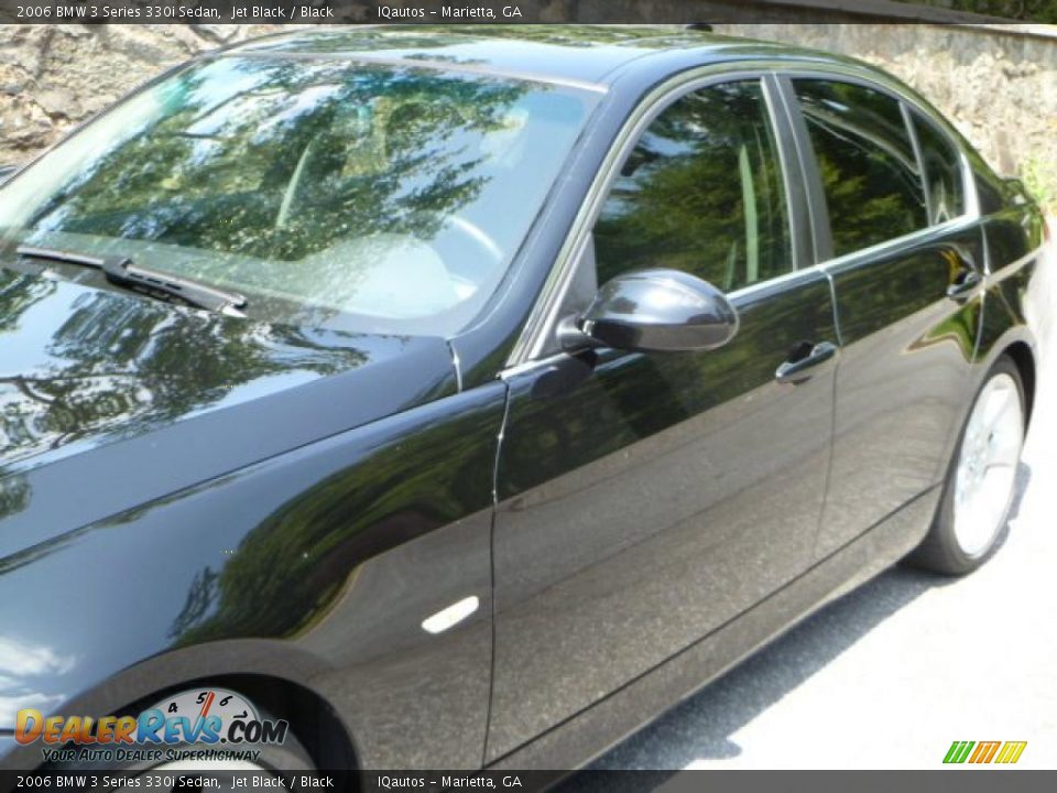 2006 BMW 3 Series 330i Sedan Jet Black / Black Photo #17