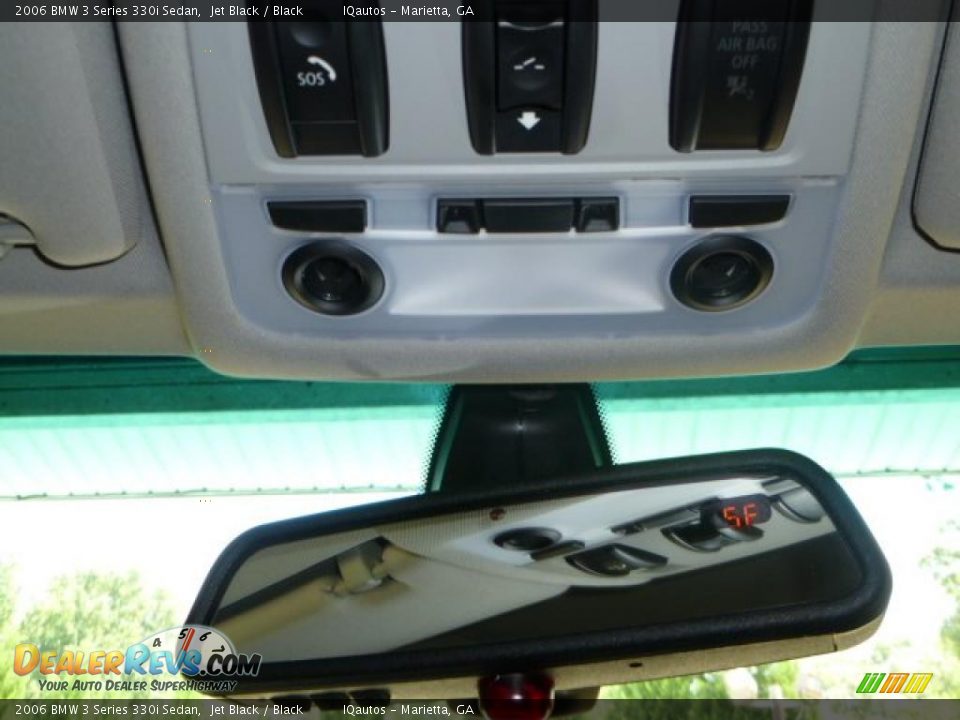 2006 BMW 3 Series 330i Sedan Jet Black / Black Photo #22