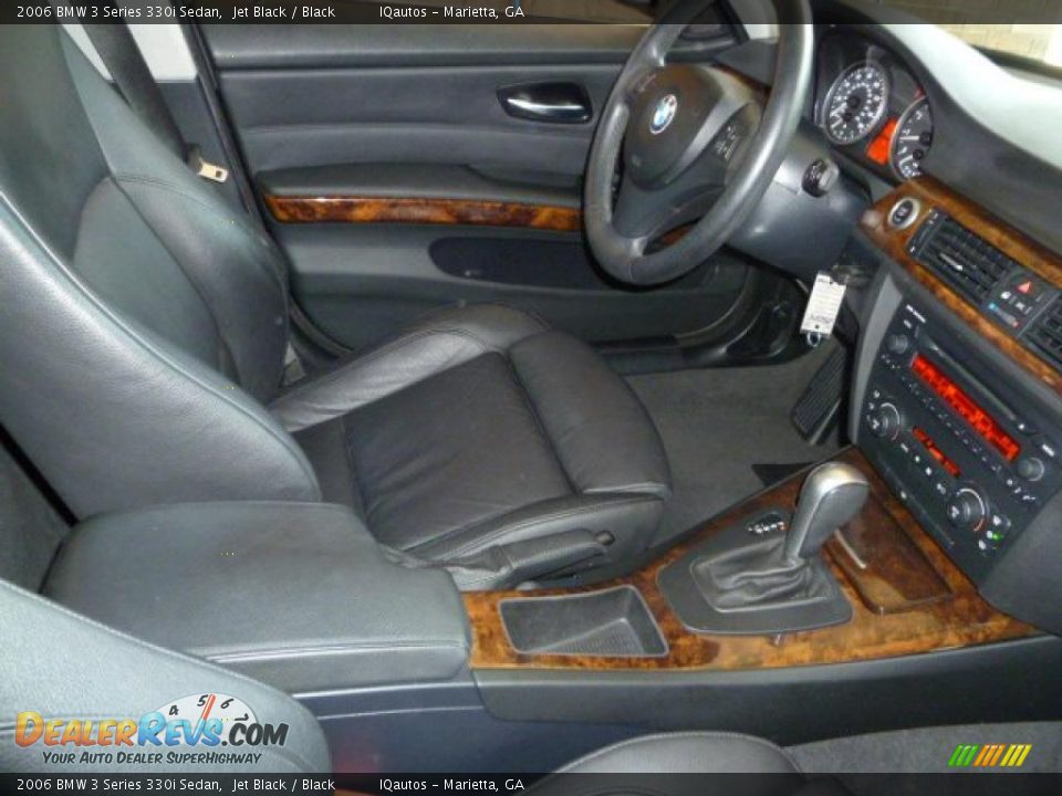 2006 BMW 3 Series 330i Sedan Jet Black / Black Photo #23