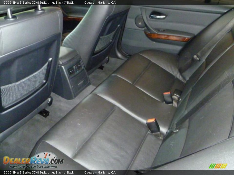 2006 BMW 3 Series 330i Sedan Jet Black / Black Photo #25