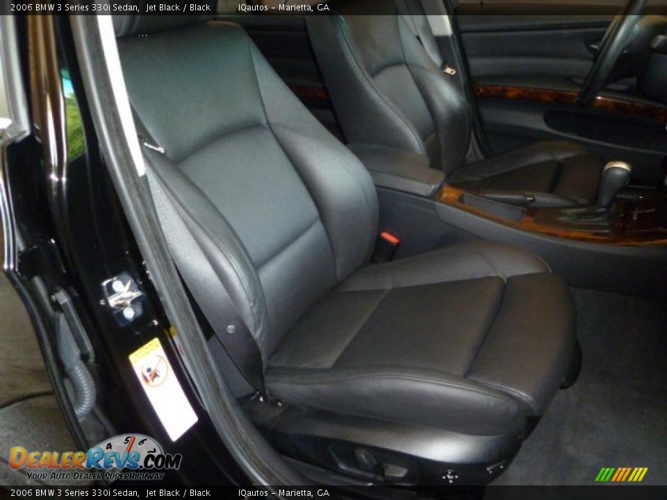 2006 BMW 3 Series 330i Sedan Jet Black / Black Photo #26