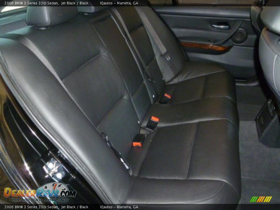 2006 BMW 3 Series 330i Sedan Jet Black / Black Photo #27
