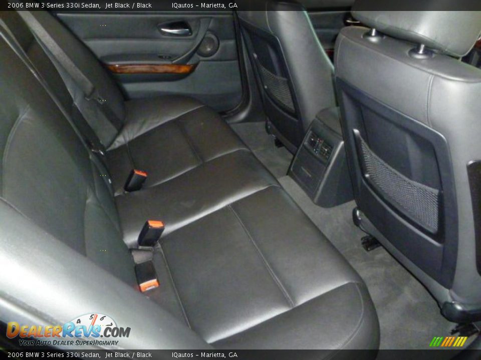 2006 BMW 3 Series 330i Sedan Jet Black / Black Photo #28
