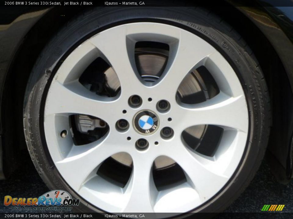 2006 BMW 3 Series 330i Sedan Jet Black / Black Photo #31