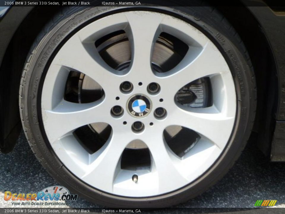 2006 BMW 3 Series 330i Sedan Jet Black / Black Photo #33