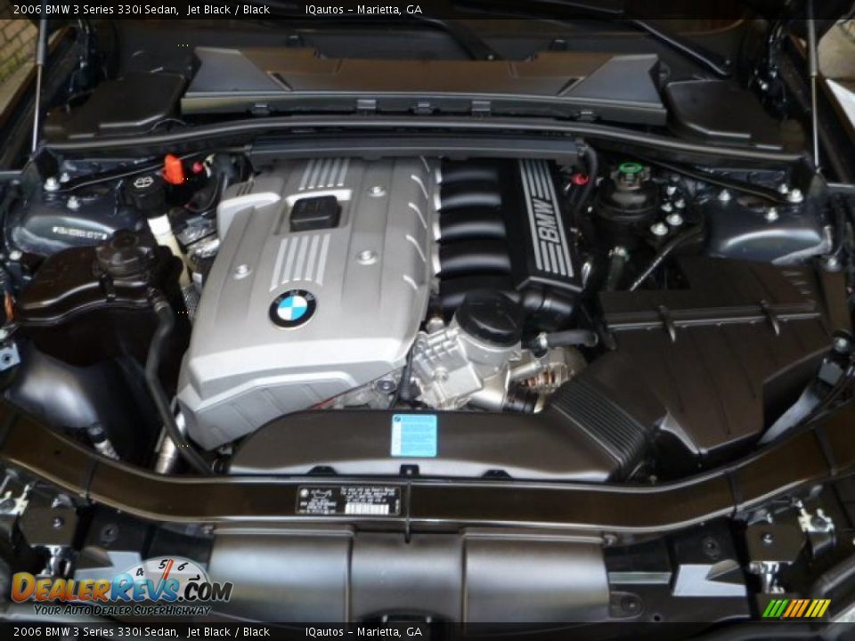 2006 BMW 3 Series 330i Sedan Jet Black / Black Photo #34
