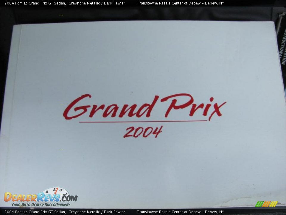 2004 Pontiac Grand Prix GT Sedan Greystone Metallic / Dark Pewter Photo #12