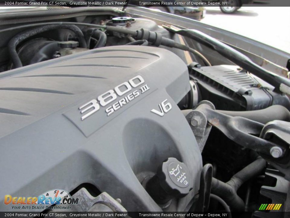 2004 Pontiac Grand Prix GT Sedan Greystone Metallic / Dark Pewter Photo #14
