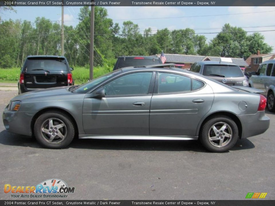 2004 Pontiac Grand Prix GT Sedan Greystone Metallic / Dark Pewter Photo #16