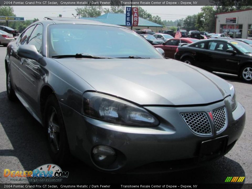 2004 Pontiac Grand Prix GT Sedan Greystone Metallic / Dark Pewter Photo #19