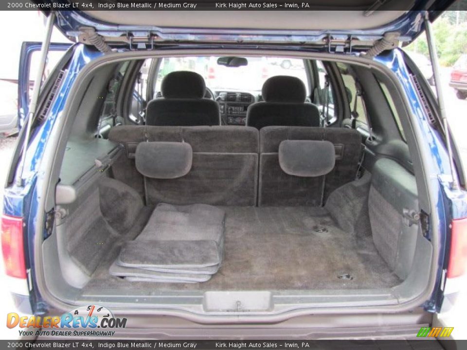 2000 Chevrolet Blazer LT 4x4 Indigo Blue Metallic / Medium Gray Photo #24