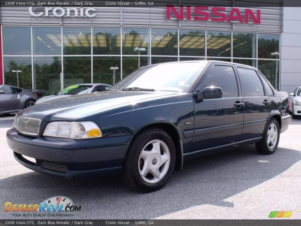 1998 Volvo S70 Dark Blue Metallic / Dark Gray Photo #1