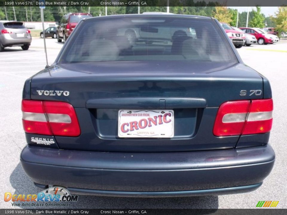 1998 Volvo S70 Dark Blue Metallic / Dark Gray Photo #4