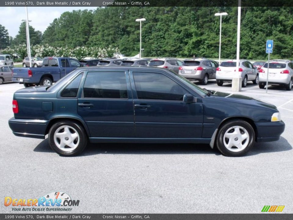 1998 Volvo S70 Dark Blue Metallic / Dark Gray Photo #6