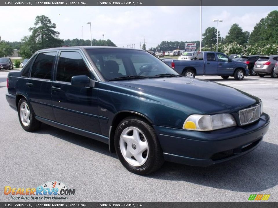 1998 Volvo S70 Dark Blue Metallic / Dark Gray Photo #7