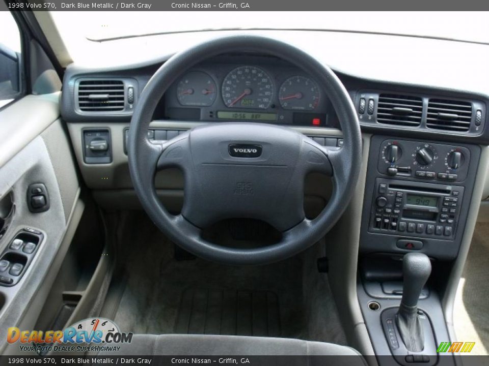 1998 Volvo S70 Dark Blue Metallic / Dark Gray Photo #15