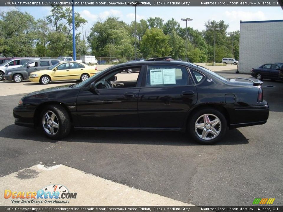 2004 Chevrolet Impala SS Supercharged Indianapolis Motor Speedway Limited Edition Black / Medium Gray Photo #2