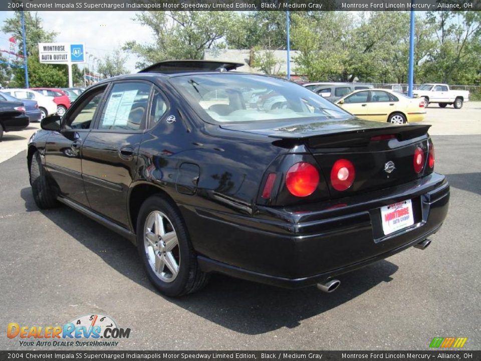 2004 Chevrolet Impala SS Supercharged Indianapolis Motor Speedway Limited Edition Black / Medium Gray Photo #3