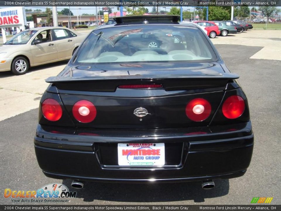 2004 Chevrolet Impala SS Supercharged Indianapolis Motor Speedway Limited Edition Black / Medium Gray Photo #4