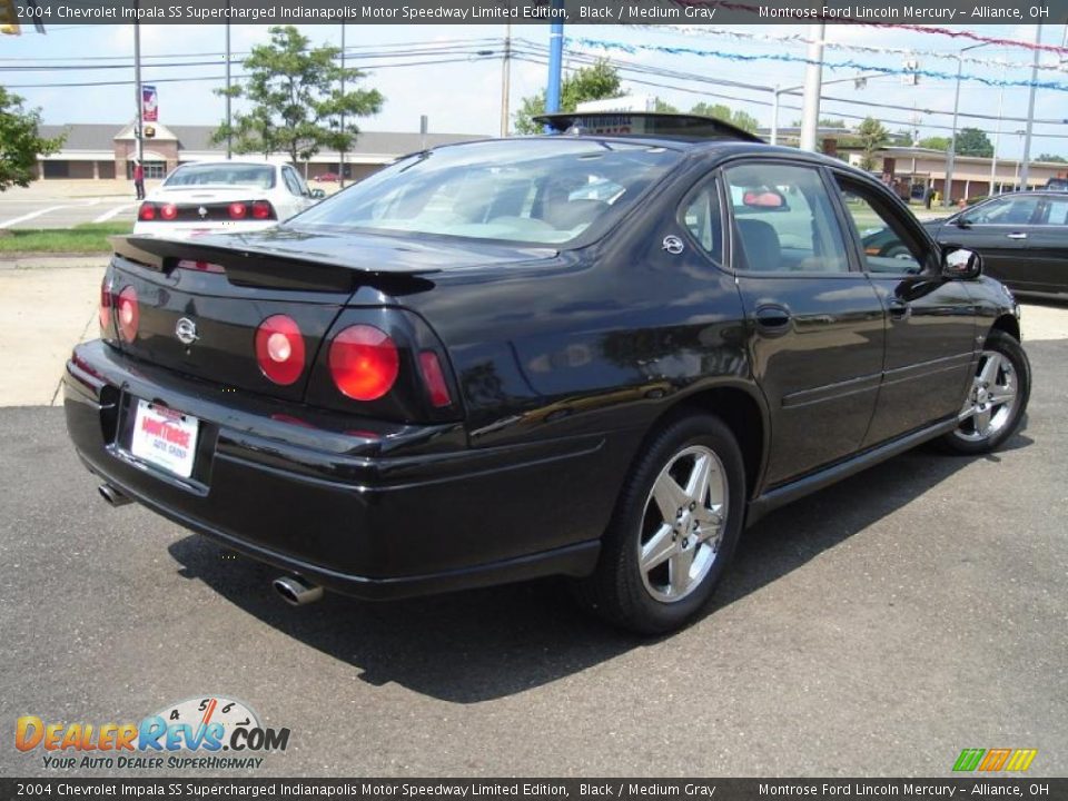 2004 Chevrolet Impala SS Supercharged Indianapolis Motor Speedway Limited Edition Black / Medium Gray Photo #5