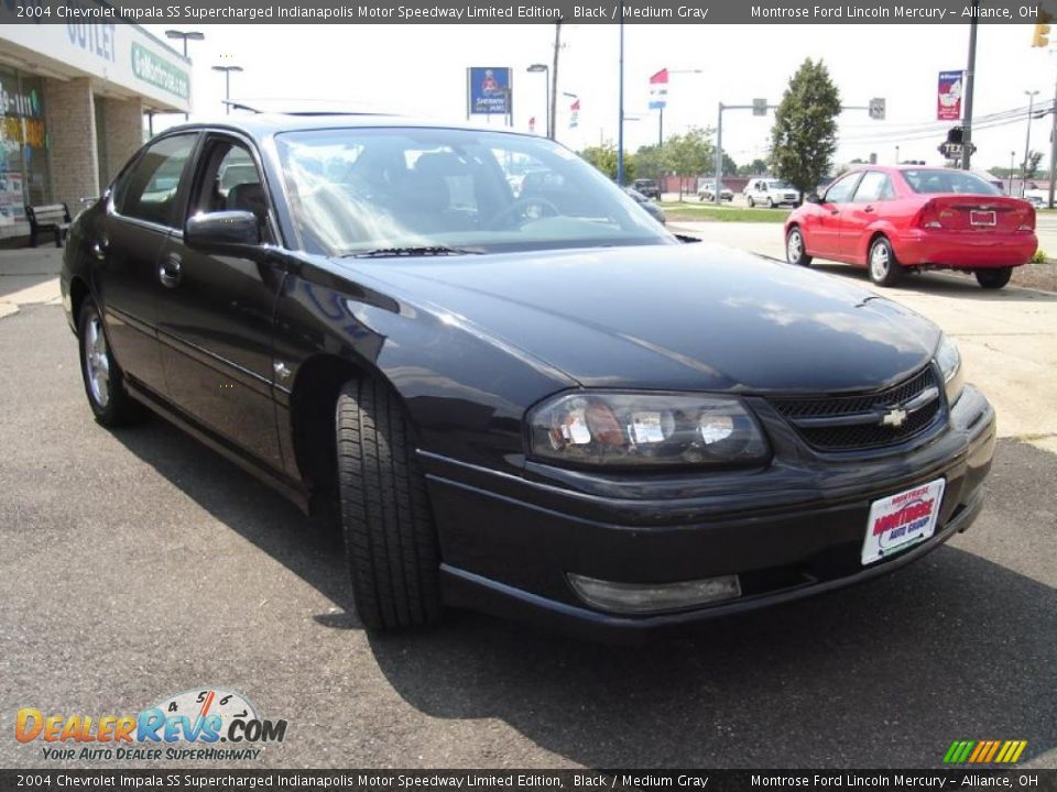 2004 Chevrolet Impala SS Supercharged Indianapolis Motor Speedway Limited Edition Black / Medium Gray Photo #7