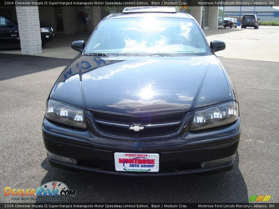 2004 Chevrolet Impala SS Supercharged Indianapolis Motor Speedway Limited Edition Black / Medium Gray Photo #8