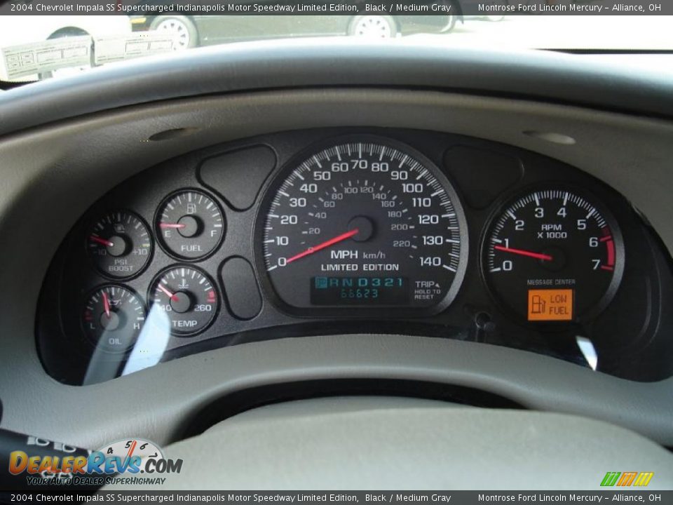 2004 Chevrolet Impala SS Supercharged Indianapolis Motor Speedway Limited Edition Black / Medium Gray Photo #30