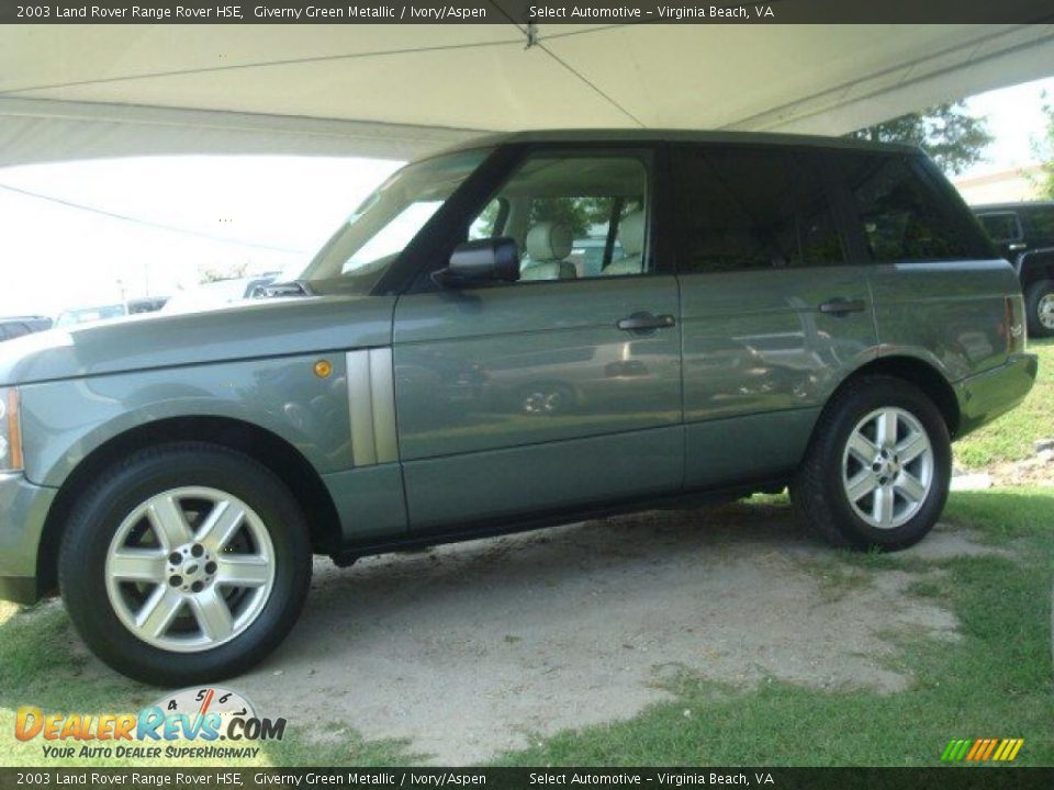 2003 Land Rover Range Rover HSE Giverny Green Metallic / Ivory/Aspen Photo #2