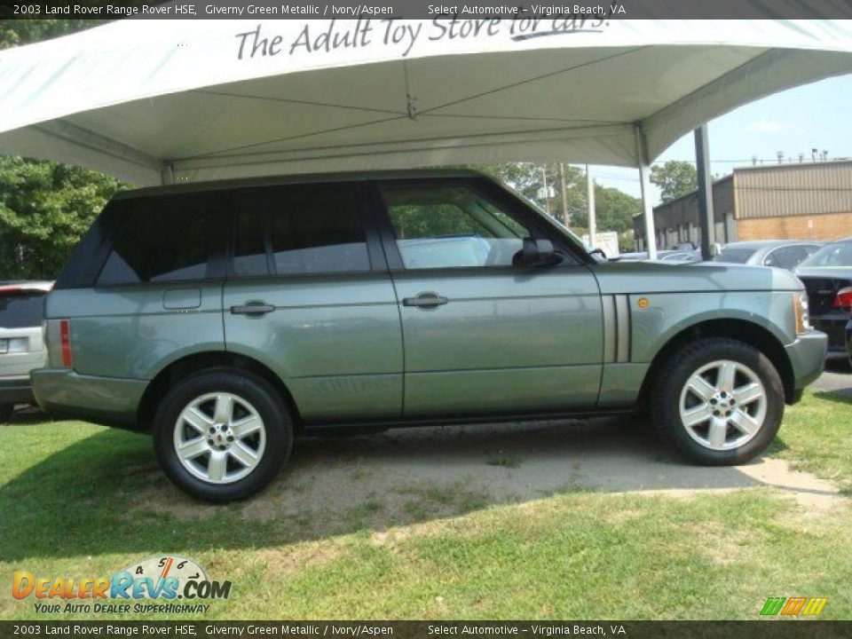 2003 Land Rover Range Rover HSE Giverny Green Metallic / Ivory/Aspen Photo #5