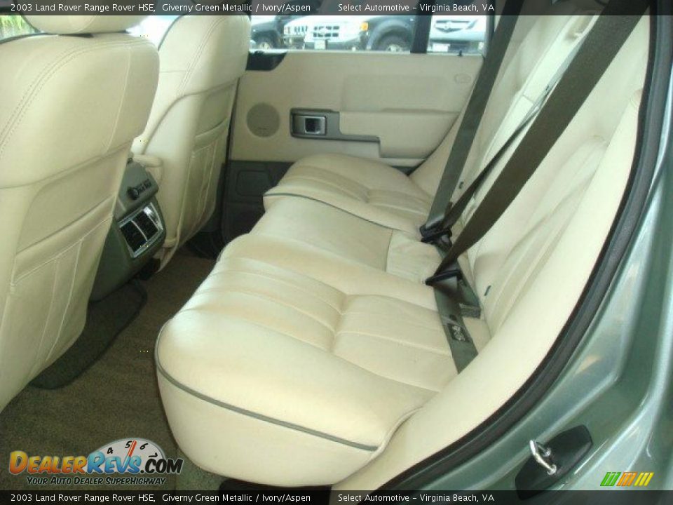 2003 Land Rover Range Rover HSE Giverny Green Metallic / Ivory/Aspen Photo #9