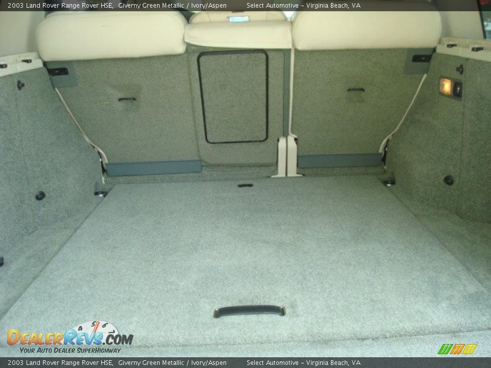 2003 Land Rover Range Rover HSE Giverny Green Metallic / Ivory/Aspen Photo #11