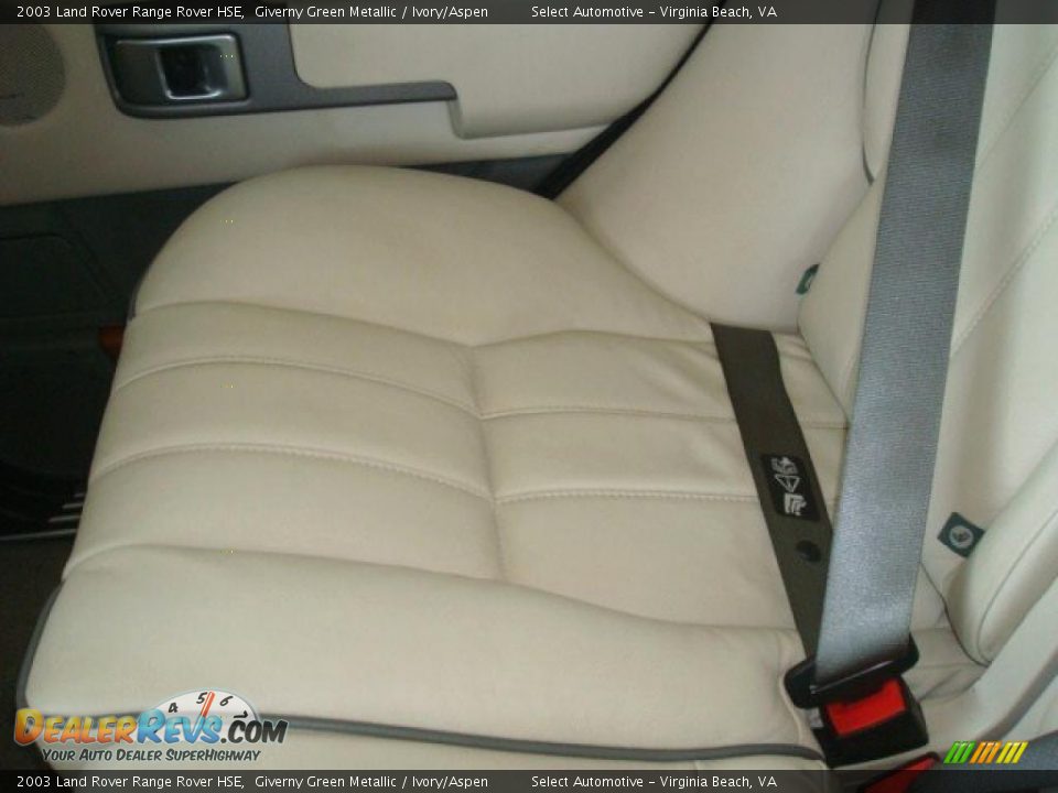 2003 Land Rover Range Rover HSE Giverny Green Metallic / Ivory/Aspen Photo #15