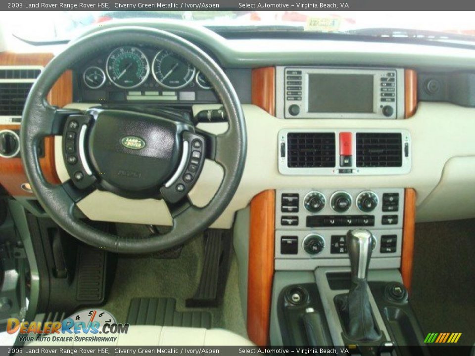 2003 Land Rover Range Rover HSE Giverny Green Metallic / Ivory/Aspen Photo #16