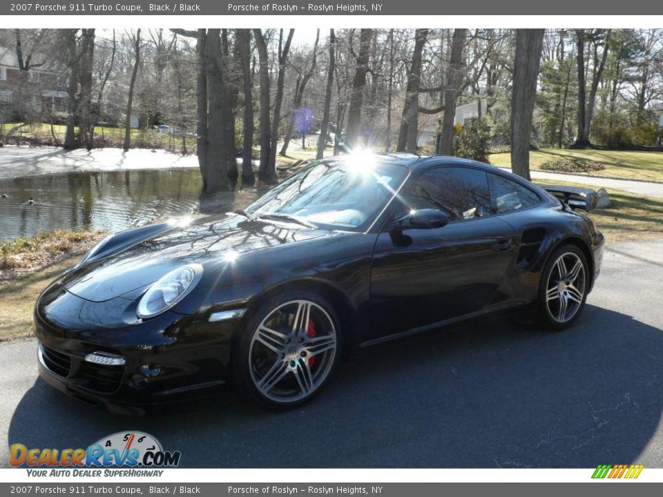 2007 Porsche 911 Turbo Coupe Black / Black Photo #2