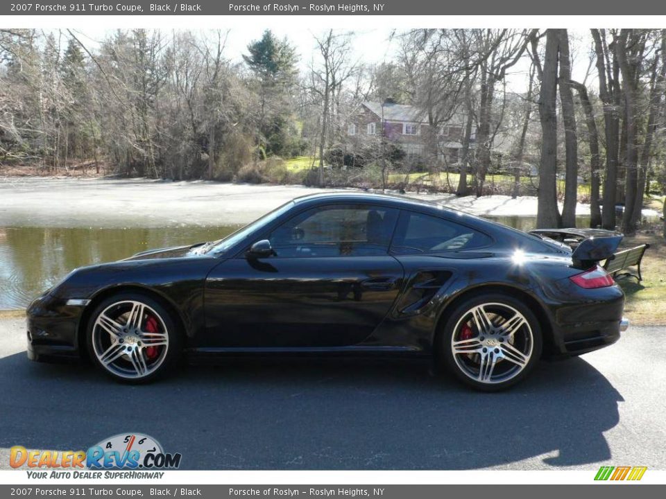 2007 Porsche 911 Turbo Coupe Black / Black Photo #3