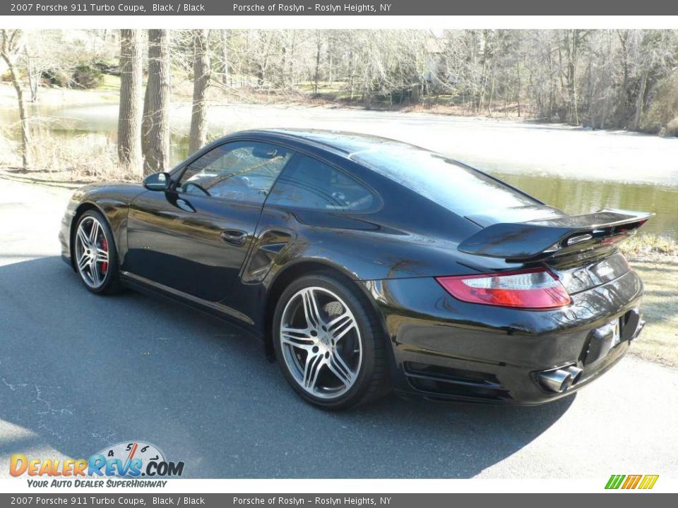 2007 Porsche 911 Turbo Coupe Black / Black Photo #4
