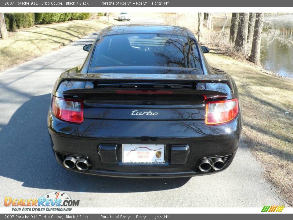 2007 Porsche 911 Turbo Coupe Black / Black Photo #5