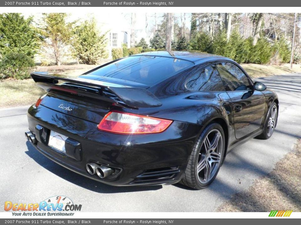 2007 Porsche 911 Turbo Coupe Black / Black Photo #6