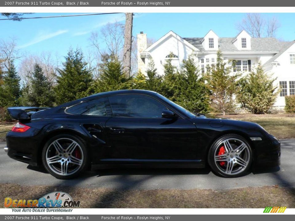 2007 Porsche 911 Turbo Coupe Black / Black Photo #7
