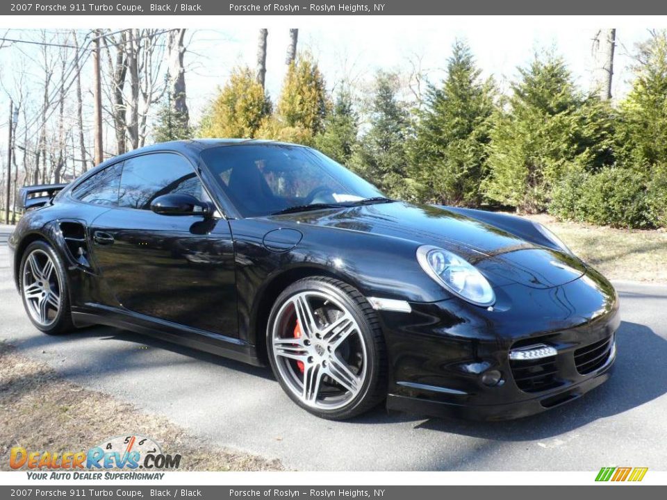 2007 Porsche 911 Turbo Coupe Black / Black Photo #8