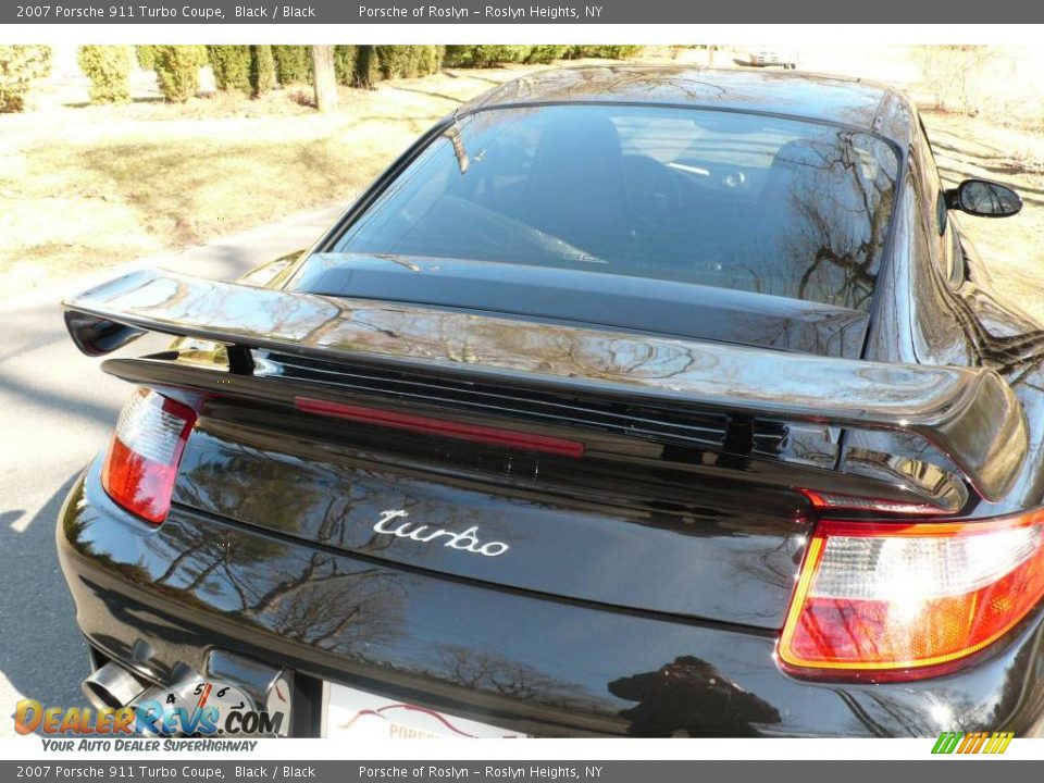 2007 Porsche 911 Turbo Coupe Black / Black Photo #10