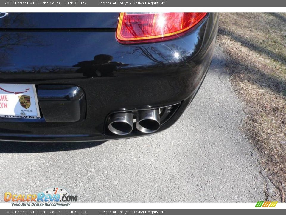 2007 Porsche 911 Turbo Coupe Black / Black Photo #11