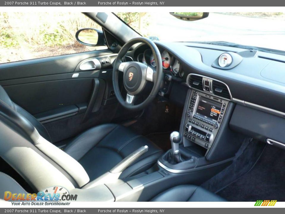 2007 Porsche 911 Turbo Coupe Black / Black Photo #16