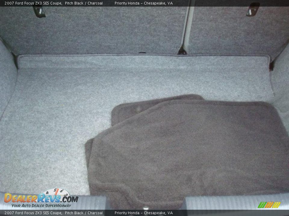 2007 Ford Focus ZX3 SES Coupe Pitch Black / Charcoal Photo #20