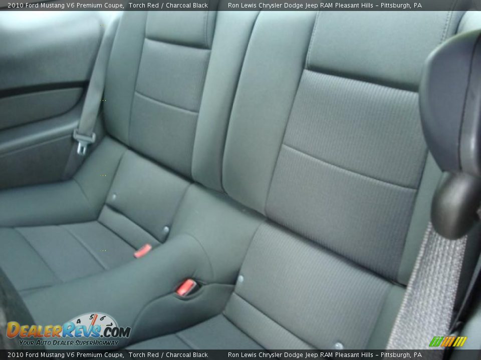 2010 Ford Mustang V6 Premium Coupe Torch Red / Charcoal Black Photo #18